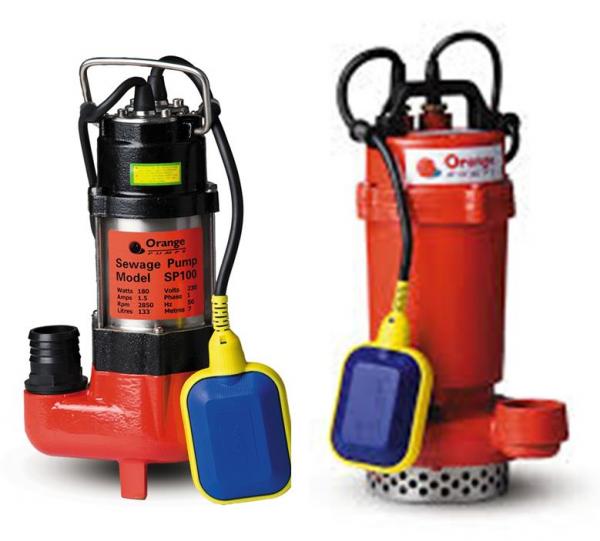 Submersible Pumps: $396 Orange SP100 .... $550 SP140 .... $770 SP420. Includes fitting