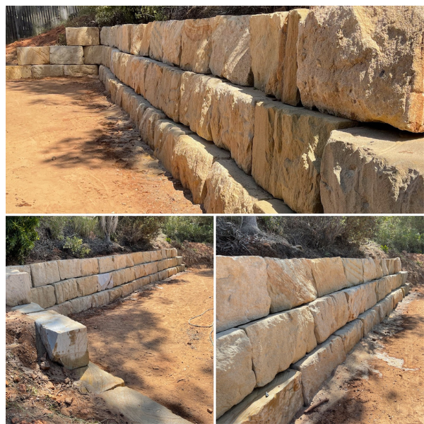 Sandstone Block wall